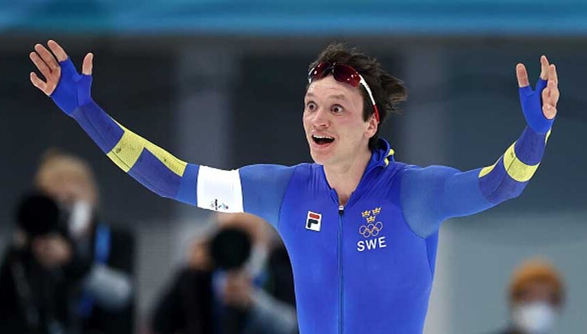  🔴🇸🇪2.6瑞典范德普尔5000米速滑夺冠 破奥运纪录