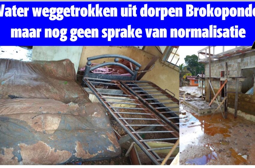  🟢Brokopondo的洪水已退去，但居民生活仍未正常化
