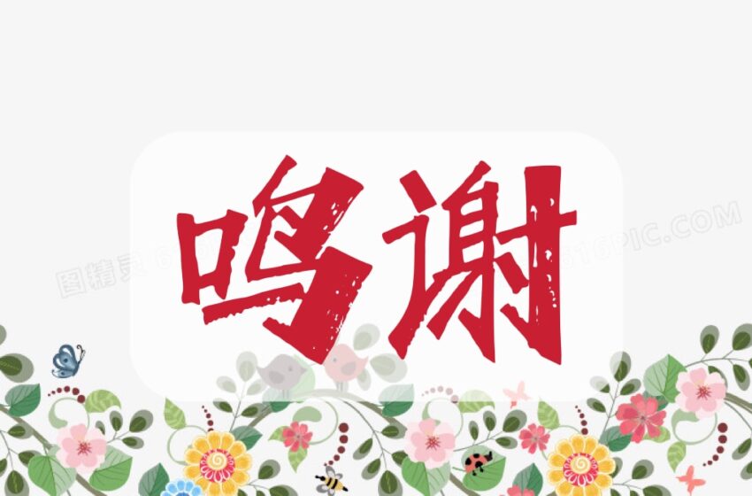  🌟鸣谢晨东贸易公司