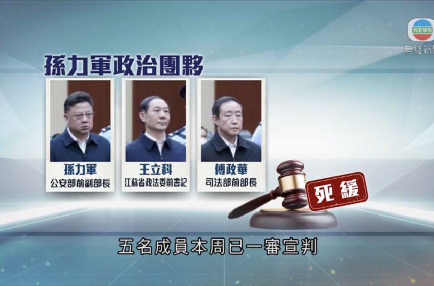  🔴涉孙力军团伙案多两人判刑傅政华王立科受贿判死缓不得假释