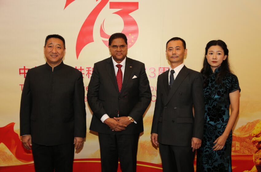  🌟韩镜大使举办中华人民共和国成立73周年国庆招待会