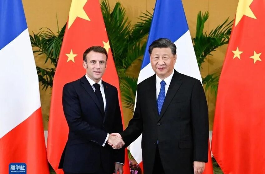  🔴习近平会见法国总统马克龙