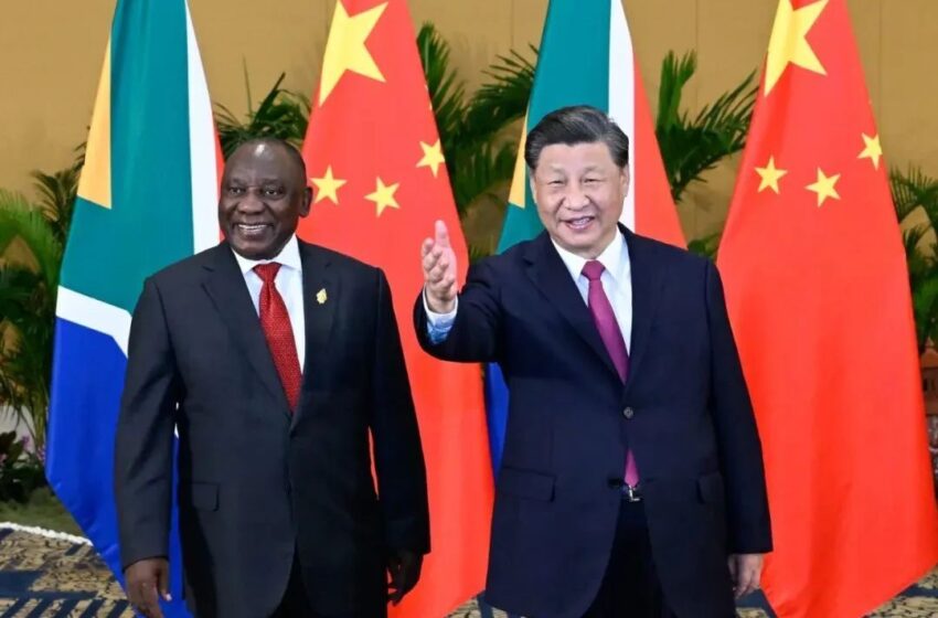  🔴习近平会见南非总统拉马福萨