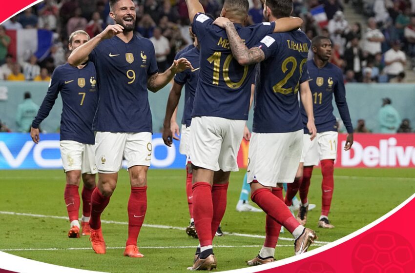  ️⚽世界杯-姆巴佩传射吉鲁梅开二度 法国4-1澳大利亚