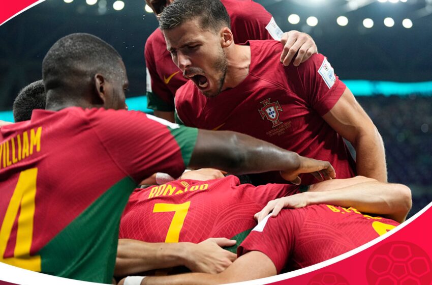  世界杯-B费双响+中柱 葡萄牙2-0乌拉圭提前出线