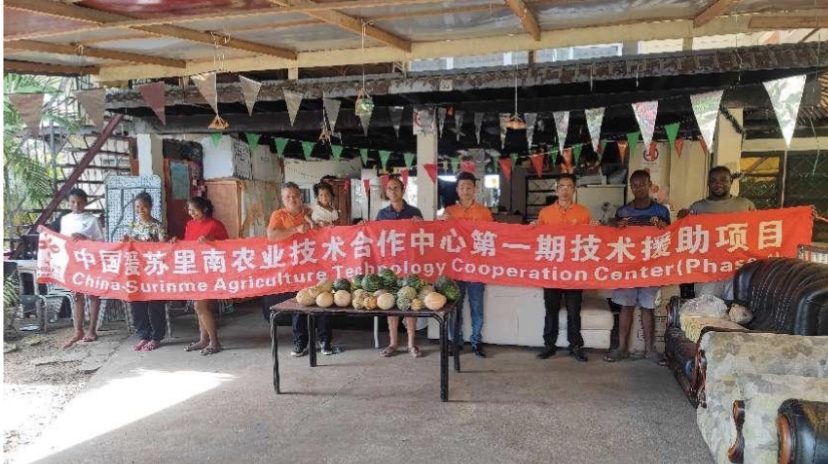  援苏里南农业项目专家开展献爱心、送温暖活动