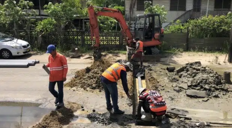  公路管理局修建Washingtonstraat