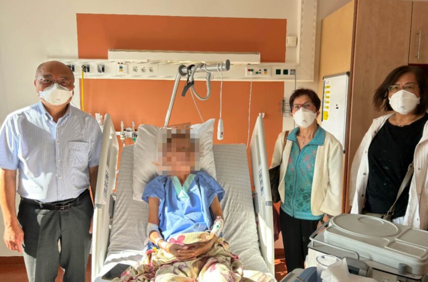  -欧洲荷比卢崇正客家总会帮助从苏里南回国途中突发疾病的同胞