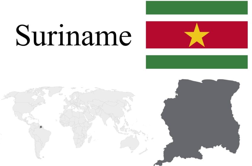  外交部长坚持使用正确的苏里南地图