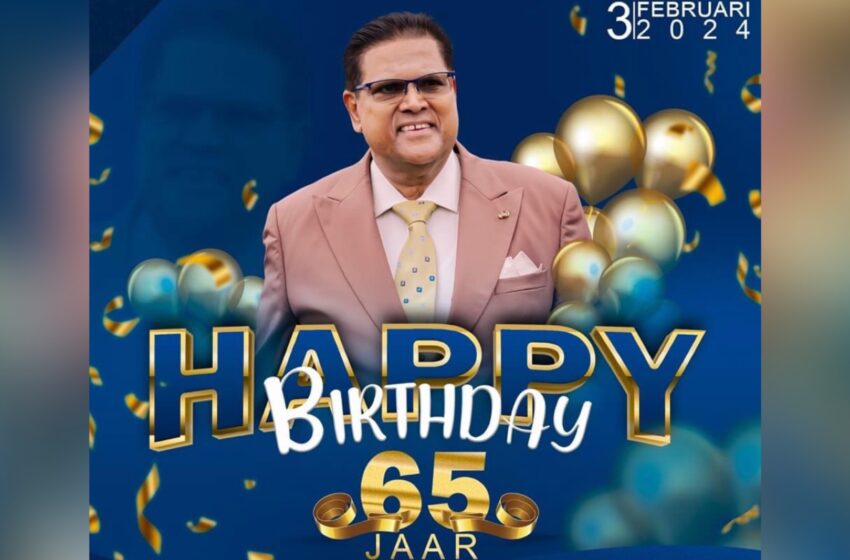  总统Santokhi今天过65岁生日