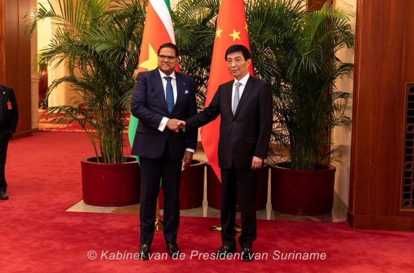  总统与中国政协主席王沪宁会面加强两国互相信任