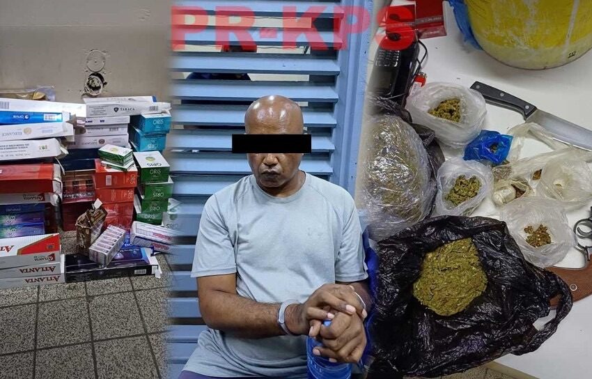  零容忍行动在帕拉马里博北区成功拘捕50岁毒犯