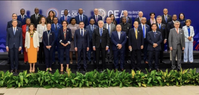  拉姆丁部长在第54届美洲国家组织（OAS）大会上强调核心原则的应用