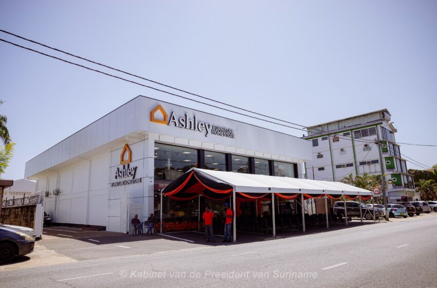  一家国际家具公司在苏里南开设分店