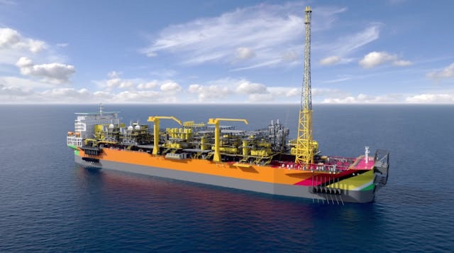  SBM Offshore目前为埃克森美孚圭亚那分公司建造的第五艘FPSO“Jaguar”的船体