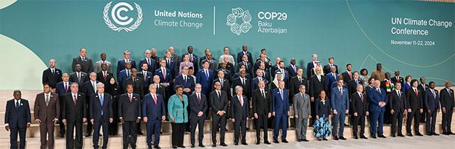  总统在COP29气候大会上呼吁发达国家提供支持