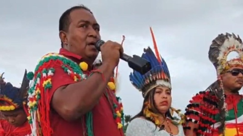  Kabalebo社区举行静默抗议，要求政府尊重原住民权利