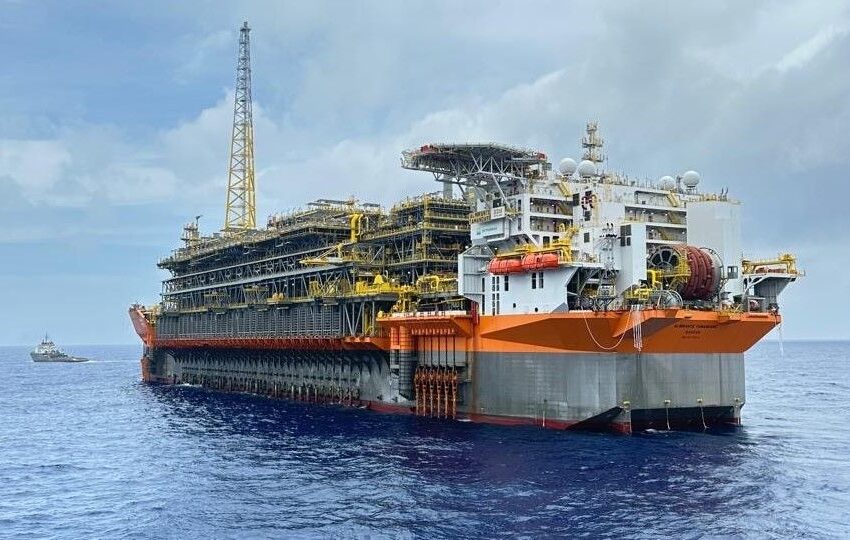  SBM Offshore公司正式启用“阿尔米兰特·塔曼达雷”号FPSO浮式生产储卸油船