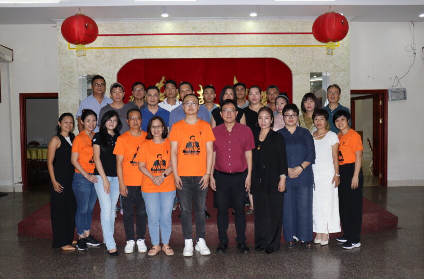 【王传瑞议员及团队在客家王拜会广义堂和浙江妇女会】