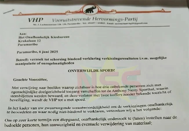  VHP指控选举违规要求暂缓确认结果 独立选举委员会介入调查