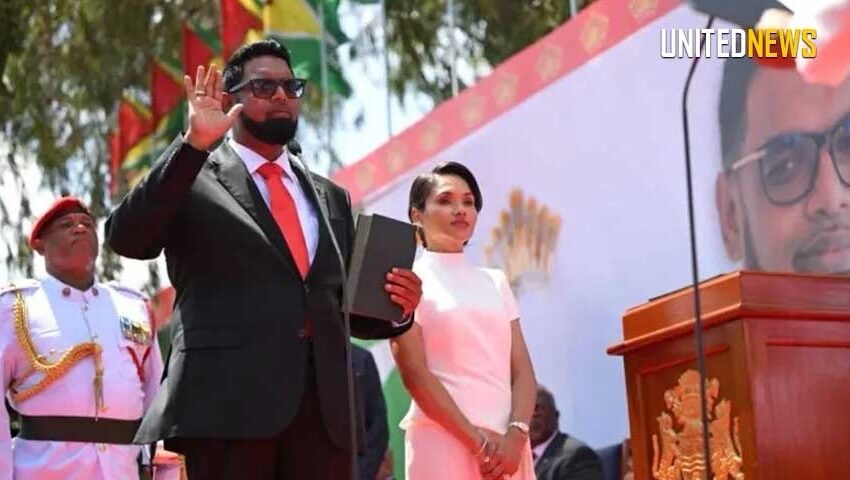  圭亚那总统Ali宣誓就职连任，启动反腐减贫全面改革