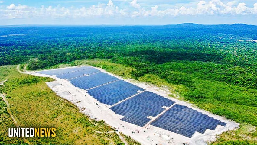  紫金罗斯贝尔启用大型太阳能发电站