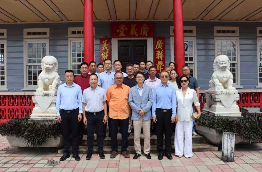  苏华总会举办庆祝中国共产党成立105周年侨团、企业界座谈会，林棘大使出席并讲话