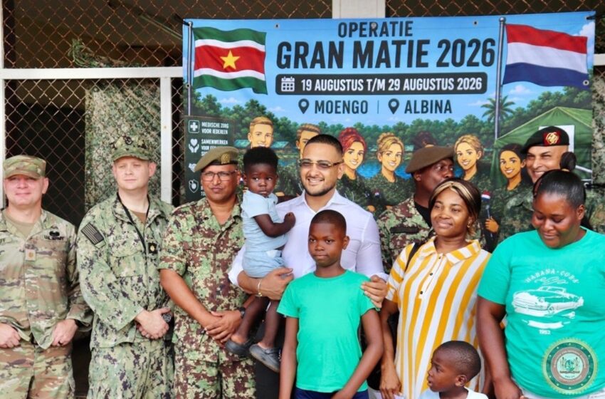  “Gran Mati 2026”行动为Moengo和Albina提供免费医疗服务